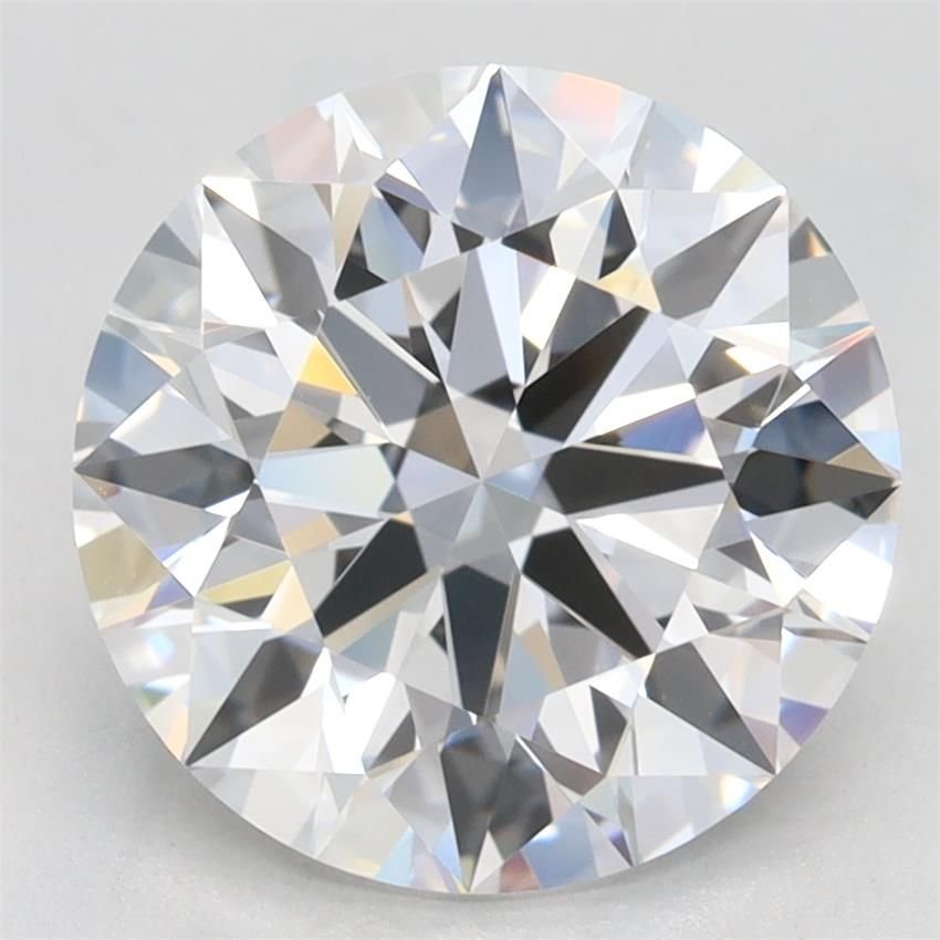 3.06ct D IF Rare Carat Ideal Cut Round Lab Grown Diamond