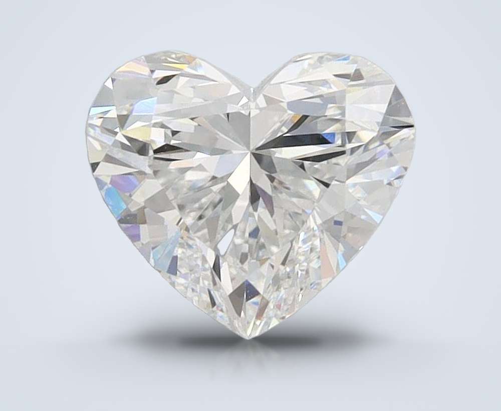 1.50ct D VVS2 Rare Carat Ideal Cut Heart Lab Grown Diamond