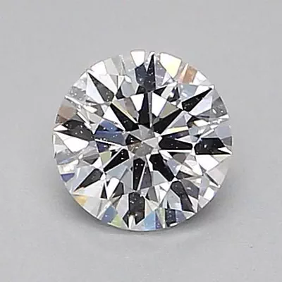 0.41ct D VS2 Rare Carat Ideal Cut Round Diamond