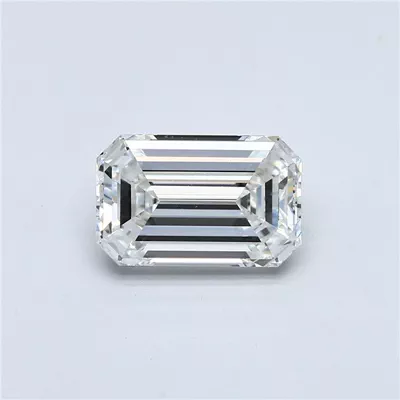 3.53ct H VS2 Rare Carat Ideal Cut Emerald Diamond