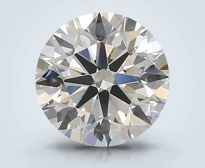 4.07ct E VVS2 Rare Carat Ideal Cut Round Lab Grown Diamond