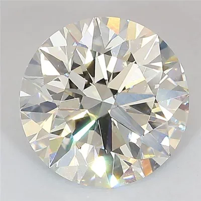 3.21ct J VS1 Rare Carat Ideal Cut Round Lab Grown Diamond