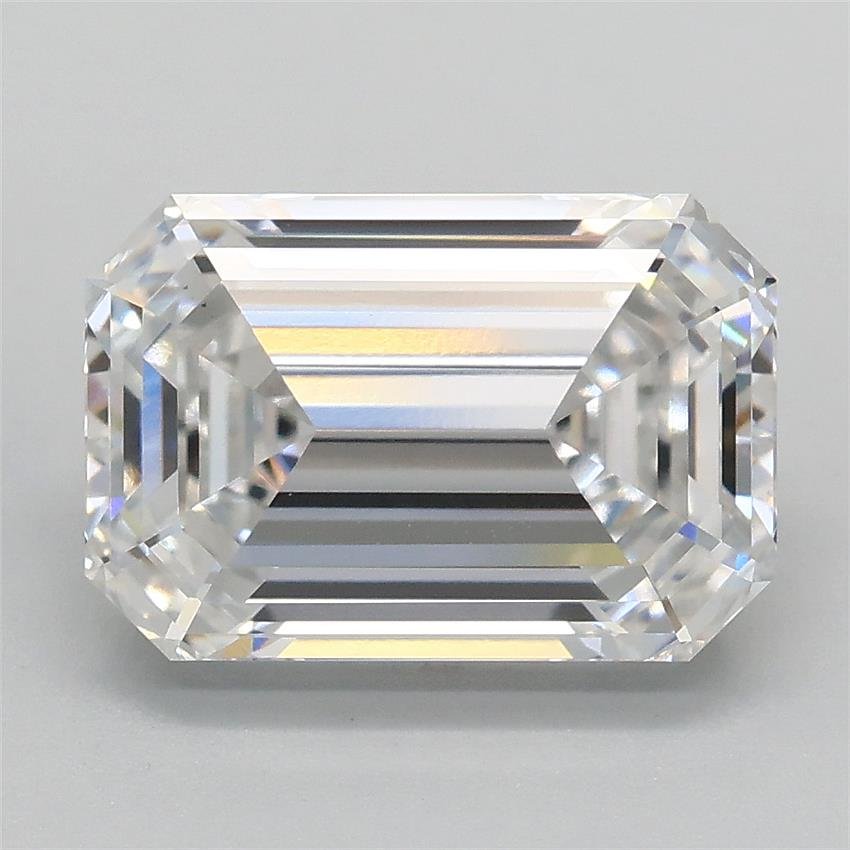 3.09ct E VS1 Rare Carat Ideal Cut Emerald Lab Grown Diamond