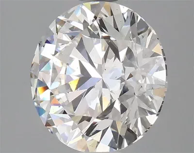 3.04ct F SI1 Excellent Cut Round Lab Grown Diamond