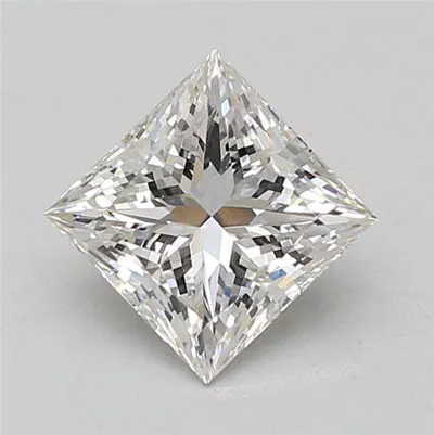 2.00ct E VS2 Rare Carat Ideal Cut Princess Lab Grown Diamond