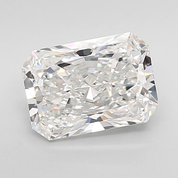 3.02ct F VVS2 Rare Carat Ideal Cut Radiant Lab Grown Diamond