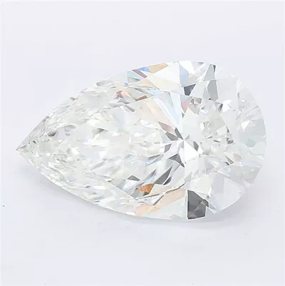 2.70ct E VS1 Rare Carat Ideal Cut Pear Lab Grown Diamond