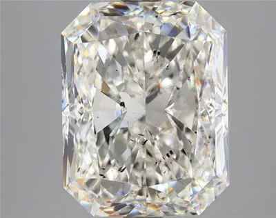 4.02ct H SI2 Rare Carat Ideal Cut Radiant Diamond
