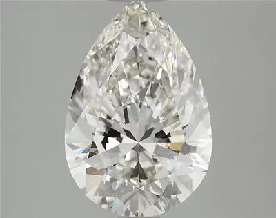 3.00ct H VS2 Rare Carat Ideal Cut Pear Lab Grown Diamond
