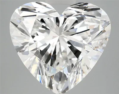 6.11ct E VVS2 Rare Carat Ideal Cut Heart Lab Grown Diamond