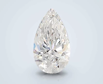 4.08ct F VVS2 Rare Carat Ideal Cut Pear Lab Grown Diamond