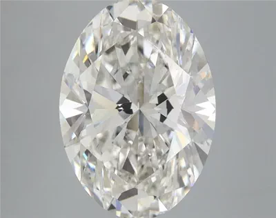 5.04ct H VS2 Rare Carat Ideal Cut Oval Lab Grown Diamond