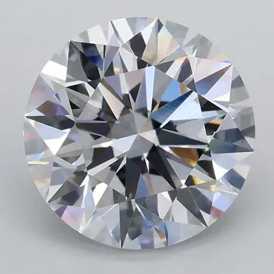 2.46ct D VS1 Rare Carat Ideal Cut Round Lab Grown Diamond