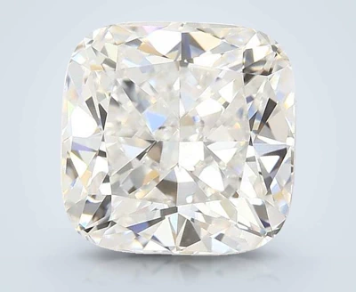 5.04ct E VVS2 Rare Carat Ideal Cut Cushion Lab Grown Diamond