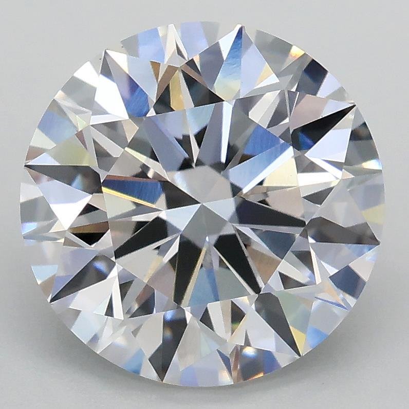 3.09ct E VS1 Rare Carat Ideal Cut Round Lab Grown Diamond