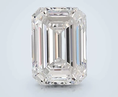 2.14ct D VVS1 Rare Carat Ideal Cut Emerald Lab Grown Diamond