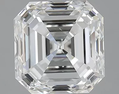 2.70ct I VS2 Very Good Cut Asscher Diamond