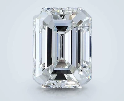 3.00ct H VS2 Rare Carat Ideal Cut Emerald Diamond