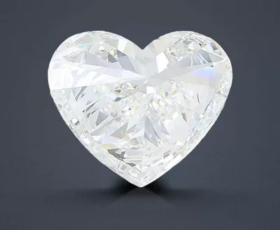 7.31ct E VS1 Rare Carat Ideal Cut Heart Lab Grown Diamond