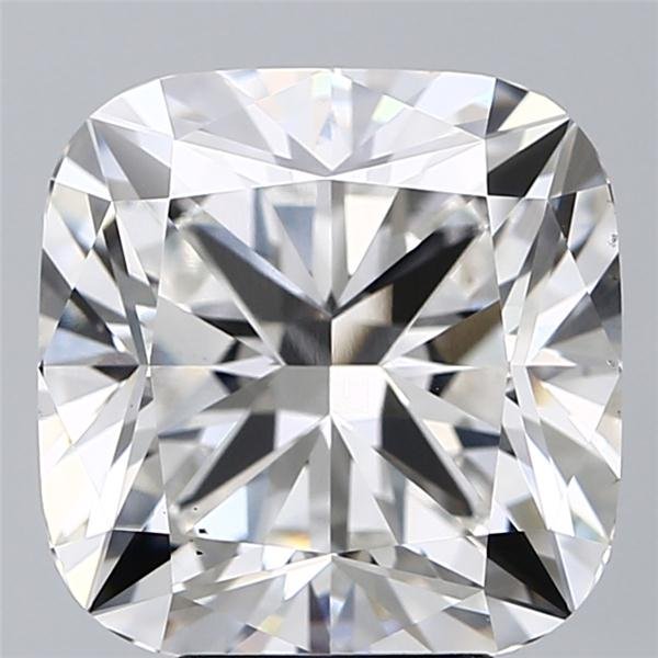 6.56ct F VS1 Rare Carat Ideal Cut Cushion Lab Grown Diamond
