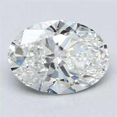 2.01ct E VS1 Rare Carat Ideal Cut Oval Lab Grown Diamond