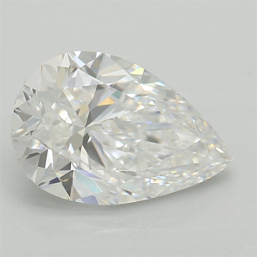 1.08ct D VS1 Rare Carat Ideal Cut Pear Lab Grown Diamond