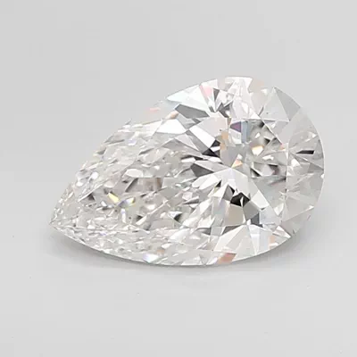 2.51ct F VS1 Rare Carat Ideal Cut Pear Lab Grown Diamond