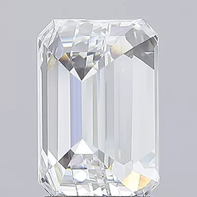15.01ct F VVS2 Very Good Cut Emerald Lab Grown Diamond