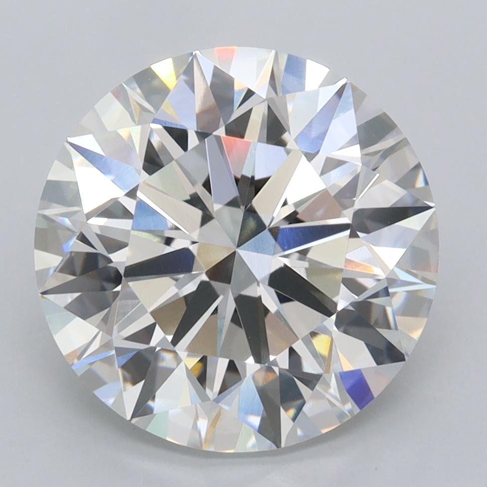 5.02ct F VVS2 Rare Carat Ideal Cut Round Lab Grown Diamond