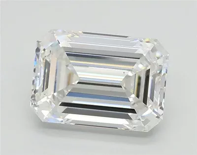 2.08ct F VS1 Rare Carat Ideal Cut Emerald Lab Grown Diamond