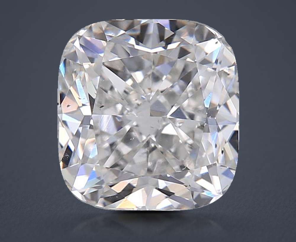 0.94ct F VS2 Very Good Cut Cushion Lab Grown Diamond