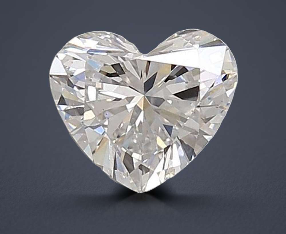 0.90ct D VS1 Excellent Cut Heart Lab Grown Diamond