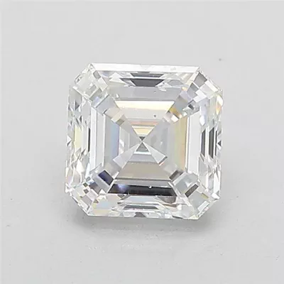 1.07ct D SI1 Very Good Cut Asscher Lab Grown Diamond