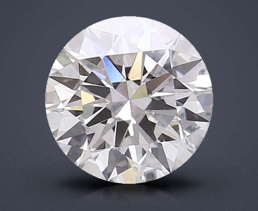 2.02ct H VS1 Rare Carat Ideal Cut Round Lab Grown Diamond