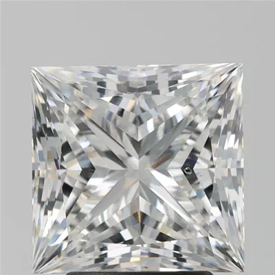 3.21ct G SI1 Rare Carat Ideal Cut Princess Lab Grown Diamond