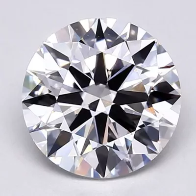 3.82ct E VVS2 Rare Carat Ideal Cut Round Lab Grown Diamond