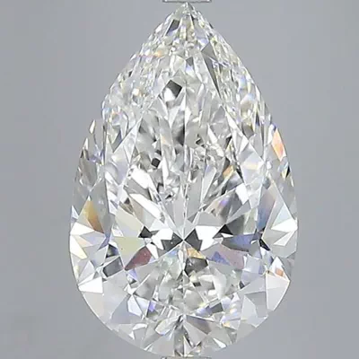 15.04ct F VS1 Rare Carat Ideal Cut Pear Lab Grown Diamond