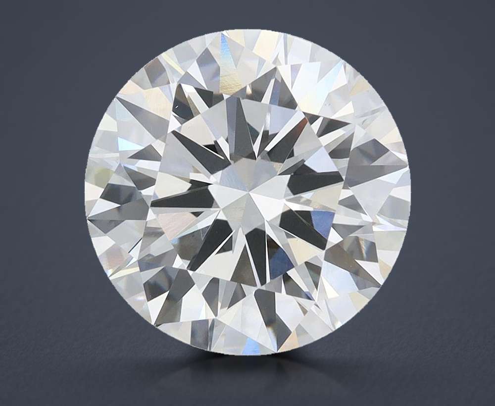 5.05ct F VS1 Rare Carat Ideal Cut Round Lab Grown Diamond