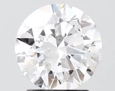 2.08ct E SI1 Excellent Cut Round Lab Grown Diamond
