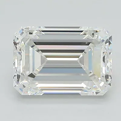 2.00ct E VVS1 Very Good Cut Emerald Lab Grown Diamond