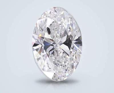 11.02ct F VS1 Rare Carat Ideal Cut Oval Lab Grown Diamond