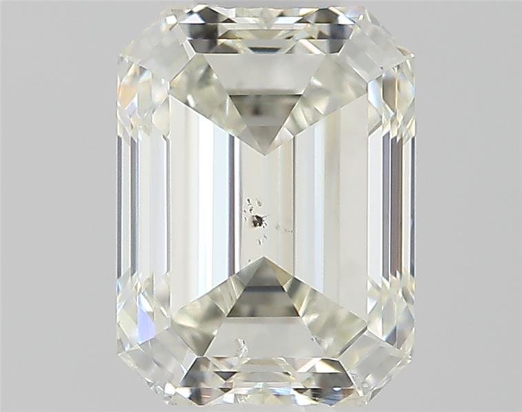 0.91ct I SI1 Rare Carat Ideal Cut Emerald Diamond