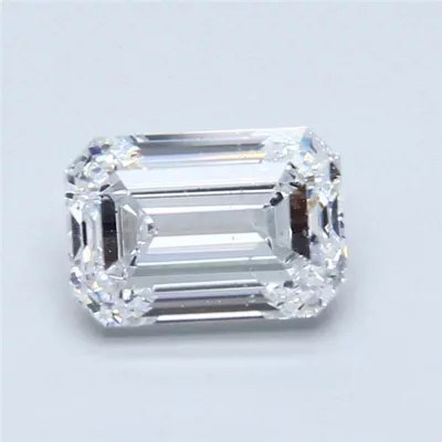 1.50ct D SI1 Excellent Cut Emerald Diamond