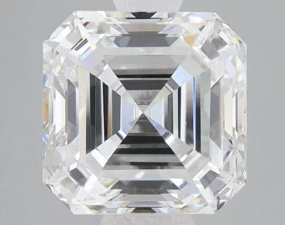 2.09ct E VS1 Rare Carat Ideal Cut Asscher Lab Grown Diamond