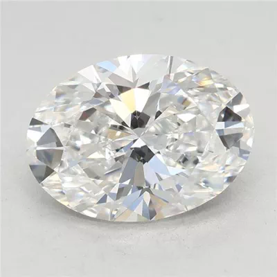 2.09ct E VVS2 Rare Carat Ideal Cut Oval Lab Grown Diamond