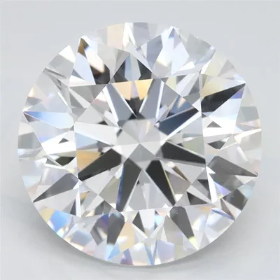 4.40ct D VVS2 Rare Carat Ideal Cut Round Lab Grown Diamond