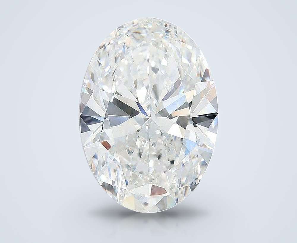 13.02ct E VVS2 Rare Carat Ideal Cut Oval Lab Grown Diamond