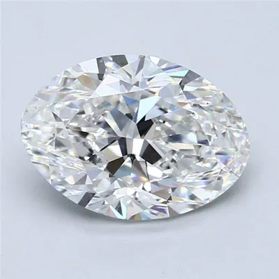 3.01ct F SI1 Rare Carat Ideal Cut Oval Diamond