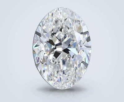 3.01ct F SI1 Rare Carat Ideal Cut Oval Diamond