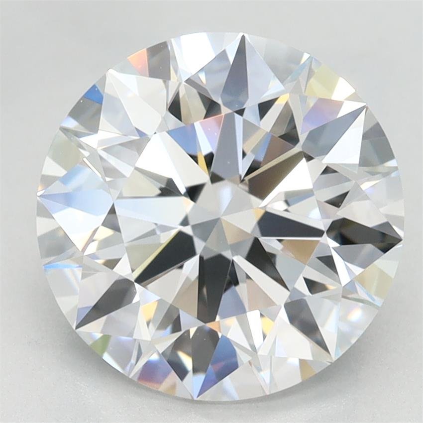 2.94ct D VVS1 Rare Carat Ideal Cut Round Lab Grown Diamond